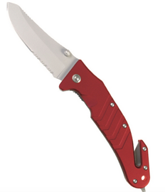 Red Car Knife With Clip