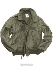 JACHETA US AVIATOR CWU - IARNA - VERDE OD - SURPLUS MILITAR - UTILIZAT