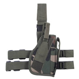 HOLSTER, TOC TACTIC PENTRU PICIORUL DREPT - MFH® - WOODLAND