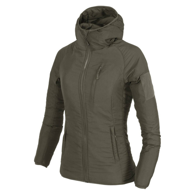 HOODED JACKET FOR WOMEN - WOLFHOUND® - Climashield® Apex™ - Helikon-Tex® - TAIGA GREEN
