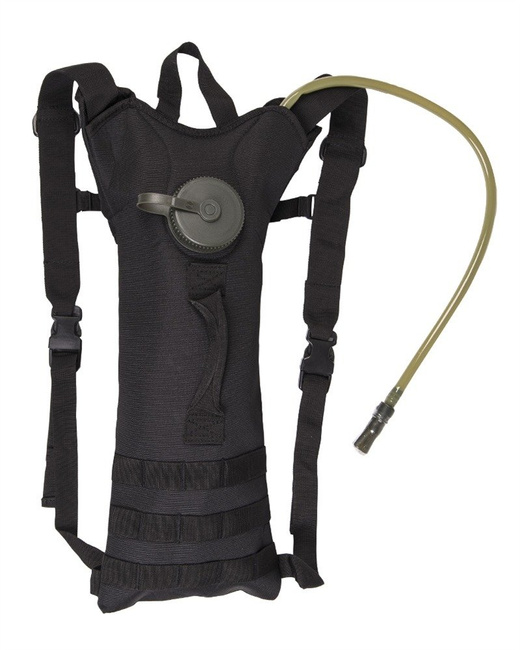 SAC DE HIDRATARE CU CURELE - "BASIC" - 3 L - Mil-Tec® - NEGRU