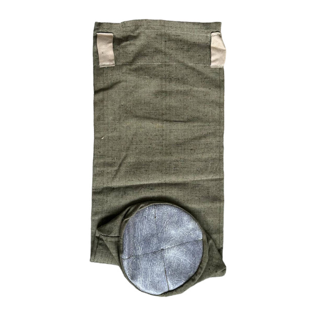 HUSA PROTECTIE TEXTIL TIP SAC OPTICA MILITARA - VERDE OLIV - SURPLUS MILITAR ARMATA ROMANA - IN STARE BUNA