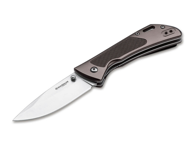 CUTIT DE BUZUNAR "ADVANCE CHECKERING DARK BRONZE" - MAGNUM BY BOKER