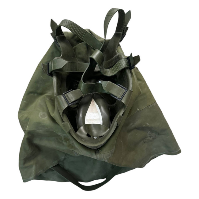 MASCA DE GAZE - RANITI - CAUCIUC - SURPLUS MILITAR ARMATA ROMANA - NEUTILIZATA - IN STARE BUNA - DECO