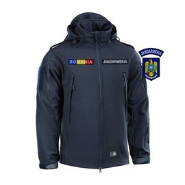 JACHETA  SOFTSHELL - M-TAC - BLEUMARIN INCHIS - CU INSEMNE - IJJ JANDARMERIA