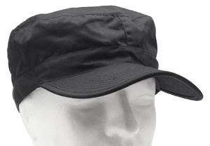 FIELD CAP ELASTIC US ARMY BLACK (RIP-STOP)