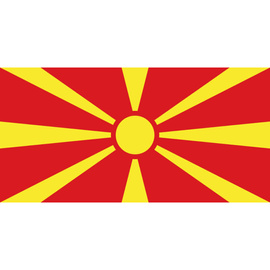 FLAG - 90 x 150 CM - NORTH MACEDONIA - NEW