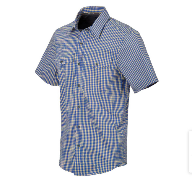 Camasa tactica cu maneca scurta Covert Concealed Carry - Albastru - Helikon Tex