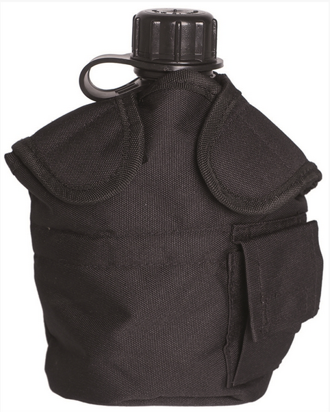 HUSA MOLLE PENTRU BIDON DE APA IN STIL AMERICAN - Mil-Tec - NEAGRA