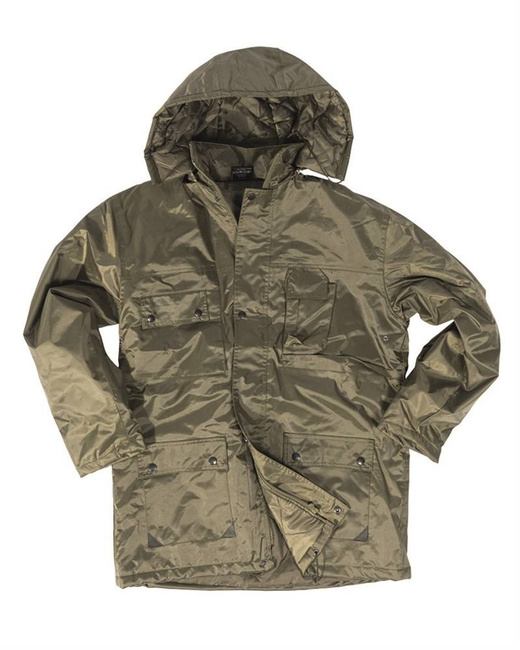 PARKA DUBON WITH HOOD - OD GREEN