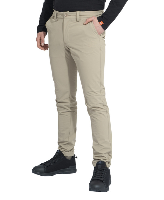 PANTALONI CHINO - "ALLURE" - PENTAGON® - KAKI - LUNGIME 34″