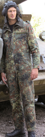 COSTUM GERMAN DE TANCHIST - FARA CAPTUSEALA - FLECKTARN - SURPLUS MILITAR - UZAT