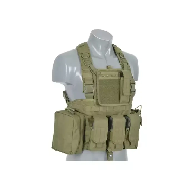 Force Recon Chest Harness - MOLLE - Olive - 8FIELDS