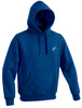 HOODIE WITH EMBROIDERED FRONT CHEST LOGO - D.FIVE - NAVY BLUE