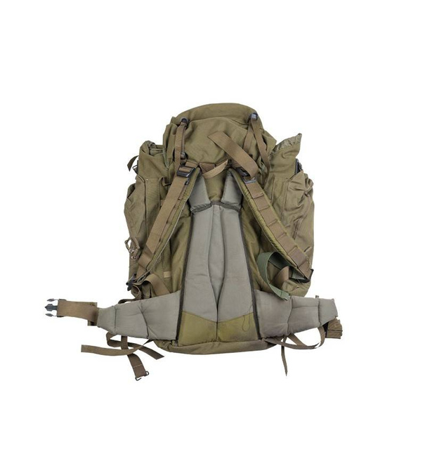 RUCSAC CU BUZUNARE LATERALE - BERGHAUS - 110 L - OD - SURPLUS MILITAR BRITANIC - UZAT