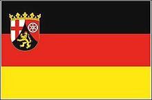 FLAG (91 x 152) cm RHINELAND-PALATINATE
