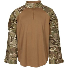 BRITISH COMBAT UNDERSHIRT - UBAC - MTP CAMO - MILITARY SURPLUS - LIKE NEW