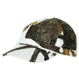 CAP WITH ORANGE STRIPE, SNOW HUNTER - MFH