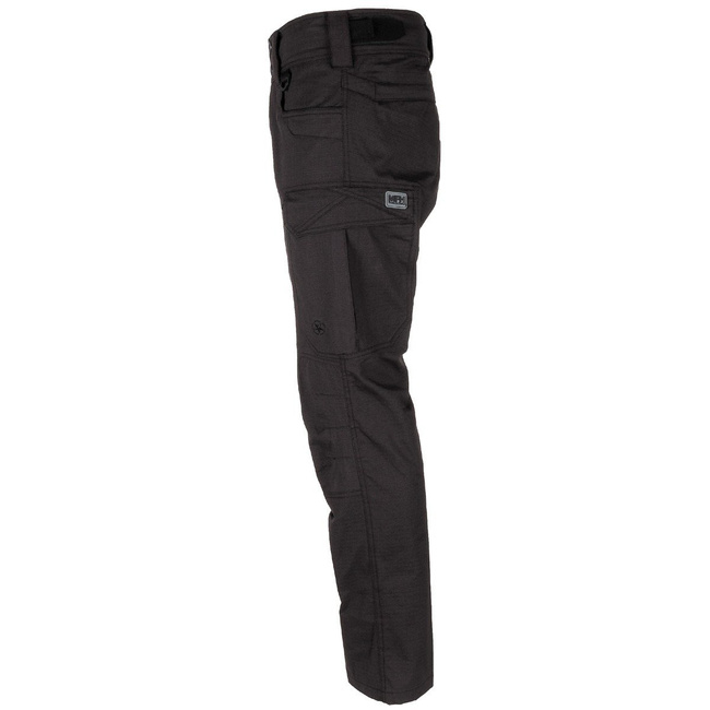 TACTICAL PANTS - "STORM" - RIP STOP - BLACK