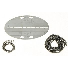 Lant, medalion, 1 placuta, dog tags Armata Germana