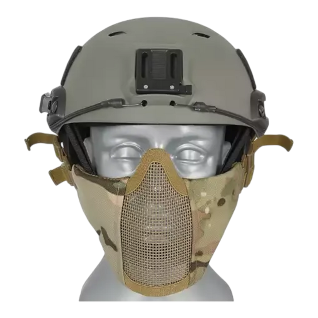 HALF FACE MESH MASK 2.0 - Multicamo - WOSPORT