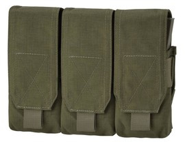 TRIPLE MAGAZINE POUCH - DEFCON 5® - OD GREEN