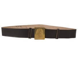 Spanish Leather Belt W.brass Buckle L.n.