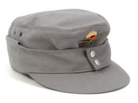 GERMAN ARMY HAT - MOUNTAIN HUNTERS - GREY - MILITARY SURPLUS - USED