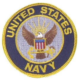EMBLEMA U.S. NAVY 80 MM DIAMETRU