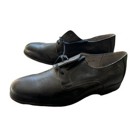 PANTOFI DIN PIELE NEAGRA - SURPLUS MILITAR ARMATA ROMANA - UZATI