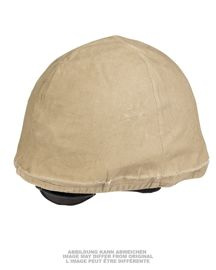 FRENCH BEIGE NATO HELMET COVER USED