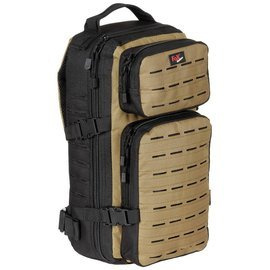 Bag, backpack - "Assault Travel" - 20 l - black/coyote