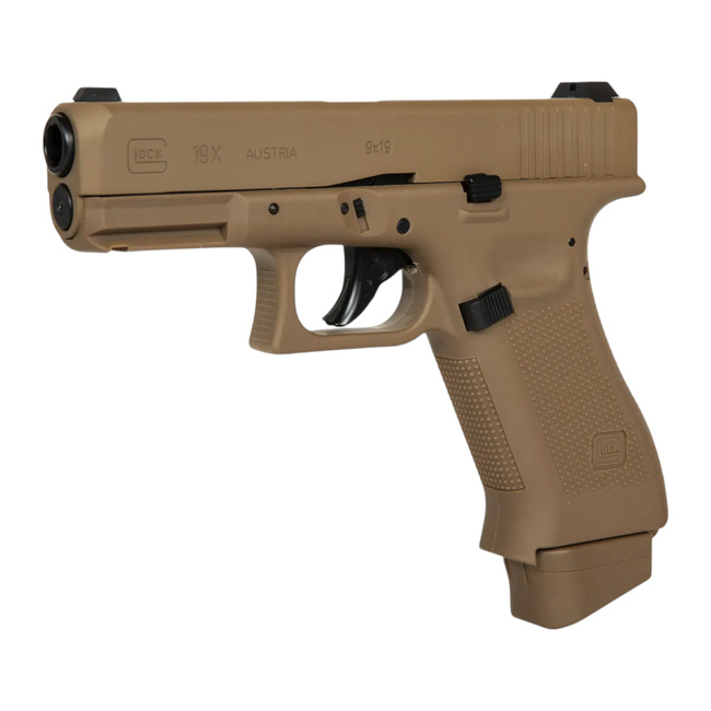 GGB GLOCK 19X CO2 - PISTOL REPLICA - COYOTE BROWN