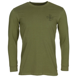 LONG-SLEEVED WINTER UNDERSHIRT - UKRAINIAN ARMY MILITARY SURPLUS - OD GREEN - LIKE NEW