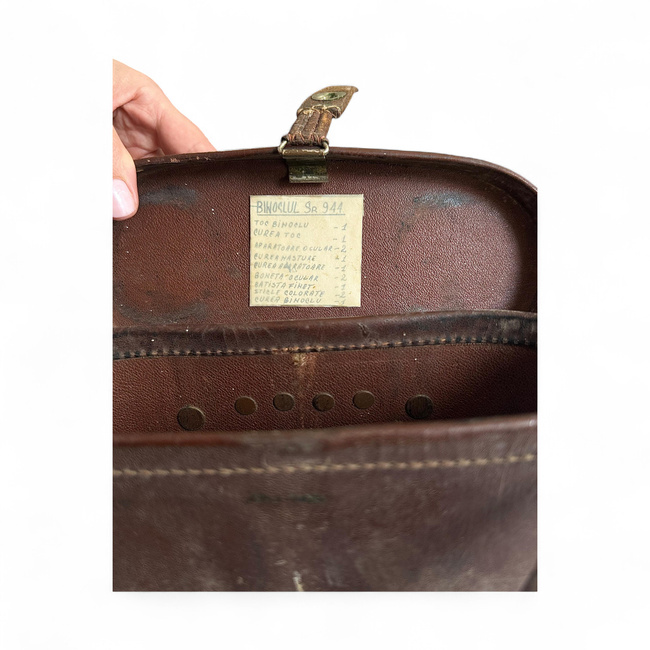 Soviet Binocular Case – USSR – Rare – Collectible – Romanian Army Military Surplus – In Good Condition