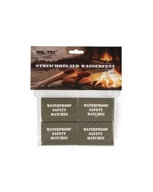 WATER RESISTANT MATCHES - SET OF 4 BOXES - Mil-Tec