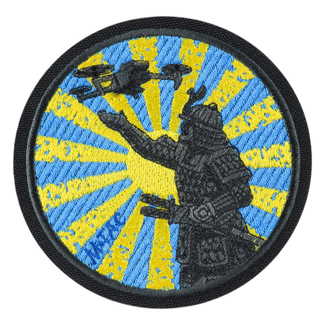 PATCH CALEA SAMURAIULUI (brodat) - CORDURA - NEGRU - M-TAC
