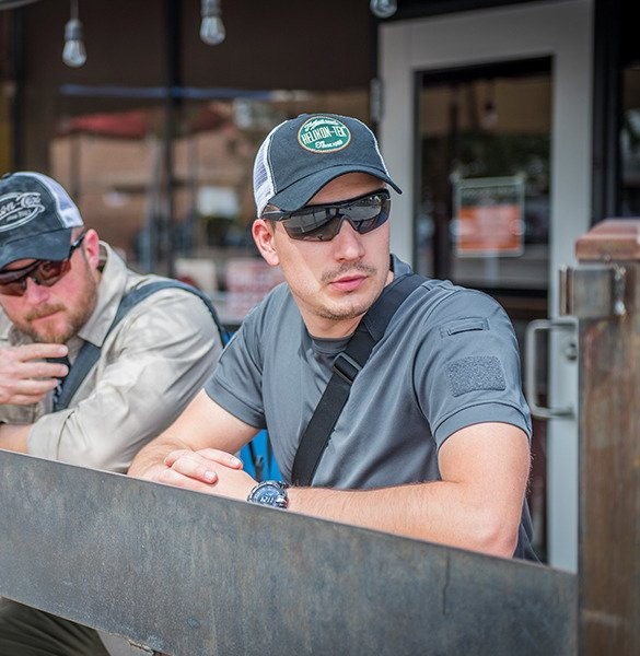 TRICOU TACTIC - TOPCOOL LITE - Helikon Tex - BLEUMARIN