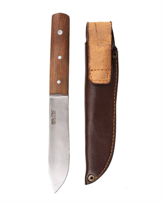 BUNDESWEHR GENUINE SAILOR KNIFE - WITH COWHIDE SEATH