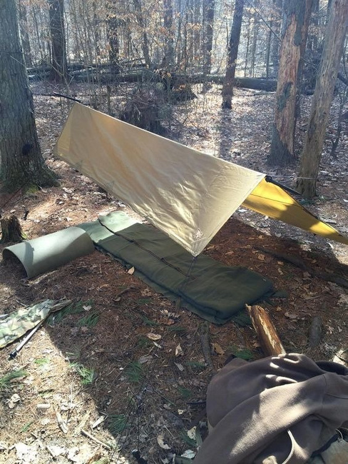 Foaie de cort militar, oliv, 1.80x1.80m, Surplus Armata Română - Uzata