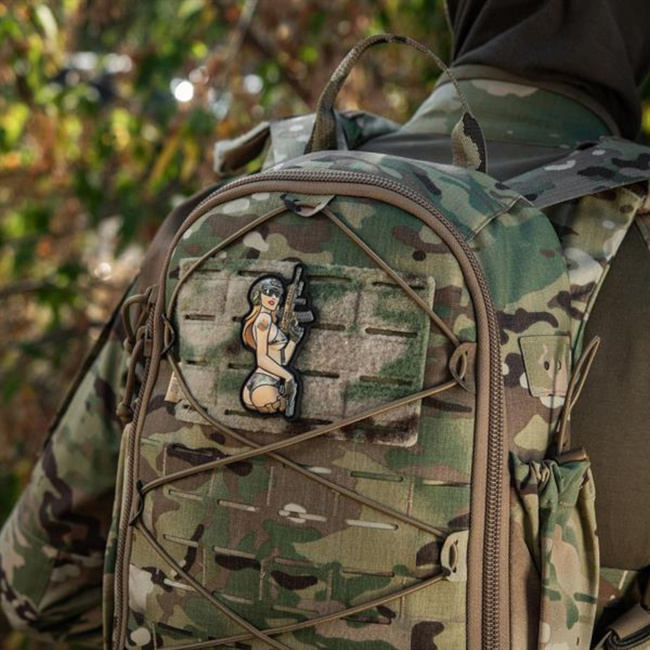PATCH TACTICAL GIRL NR.4 - 3D PVC - MULTICOLOR - M-TAC