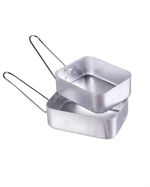 SET 2-BUC. CONTAINERE ALUMINIU ANODIZAT ENGLEZ - MILTEC