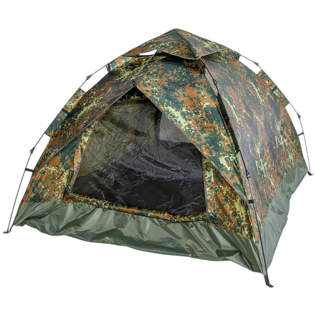 Cort - Quick Up Monodom - 3 persoane - Camuflaj Flecktarn - MFH