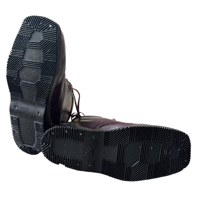 BOCANCI MILITARI DIN PIELE - VANATORI DE MUNTE - SURPLUS MILITAR ARMATA ROMANA - BORDO - CA NOI