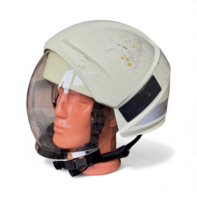 Casca de pompier/Moto - Bullard Magma/MSA - Surplus militar armata germana - Uzata