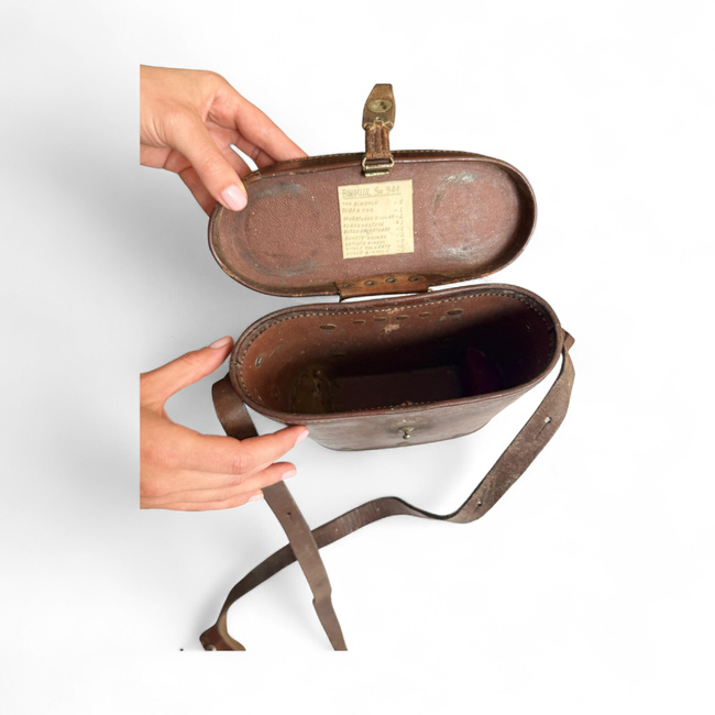 Soviet Binocular Case – USSR – Rare – Collectible – Romanian Army Military Surplus – In Good Condition