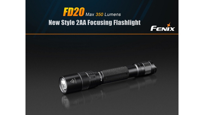 Flashlight Fenix FD20, water resistant