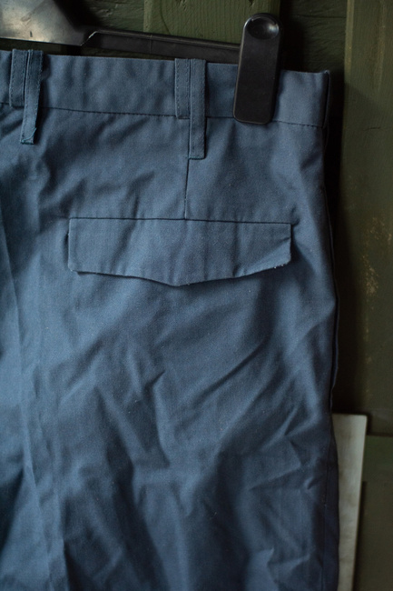 NAVY BLUE TROUSERS - ROMANIAN MILITARY SURPLUS - USED