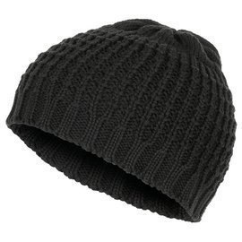 CACIULA CROSETATA BEANIE - BUMBAC REZISTENT - NEAGRA