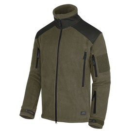 DOUBLE FLEECE JACKET - "LIBERTY" - Helikon Tex® - OLIVE/BLACK